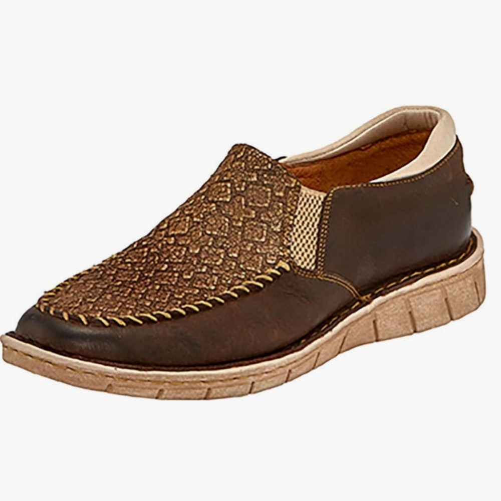 Tony Lama Slip on Magdalena Mocha Size 39 women's 9 Brown Leather